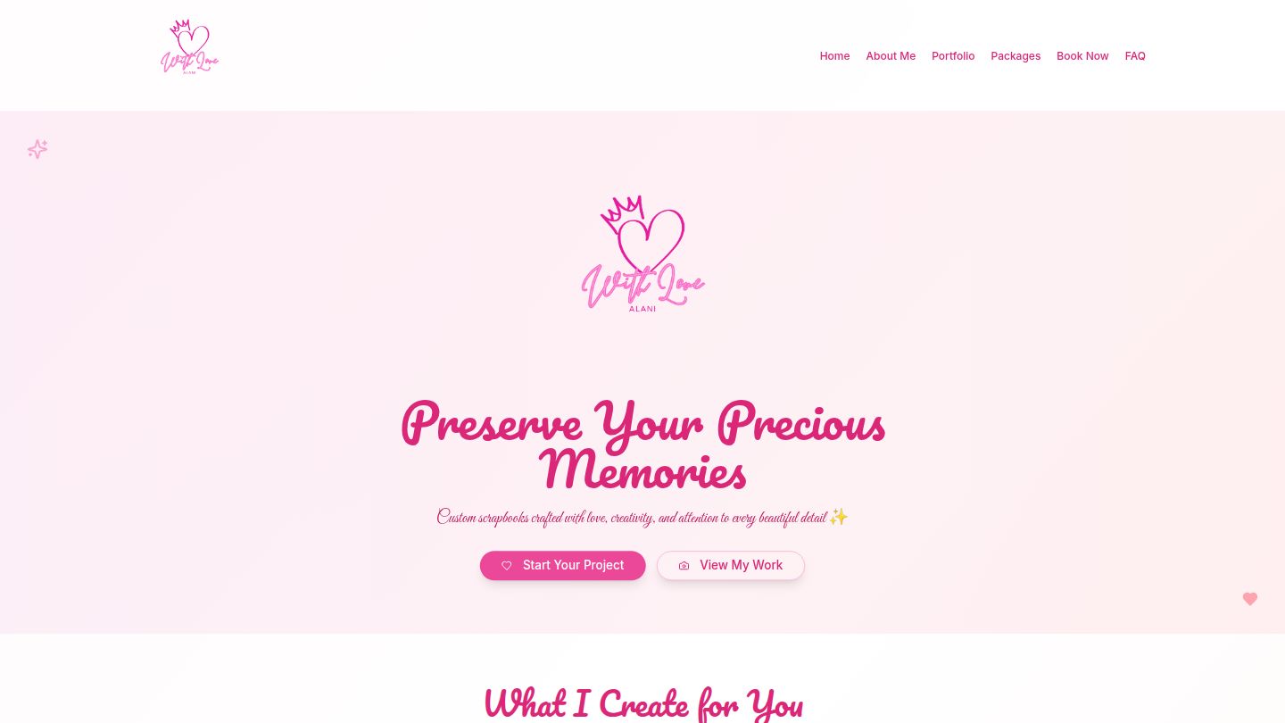 With Love Alani Scrapbooking